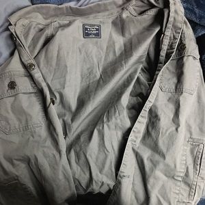 Abercrombie military jacket (gray)